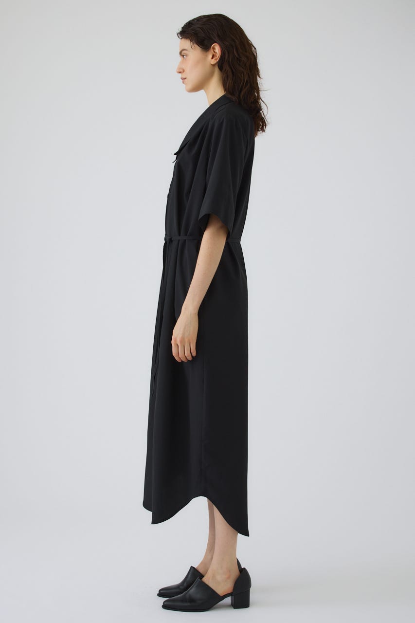 Quaker collar dress BLK 36