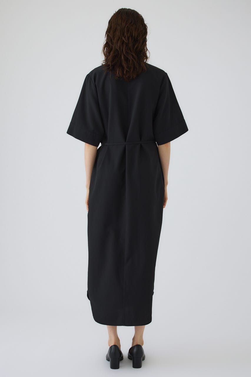 Quaker collar dress BLK 36