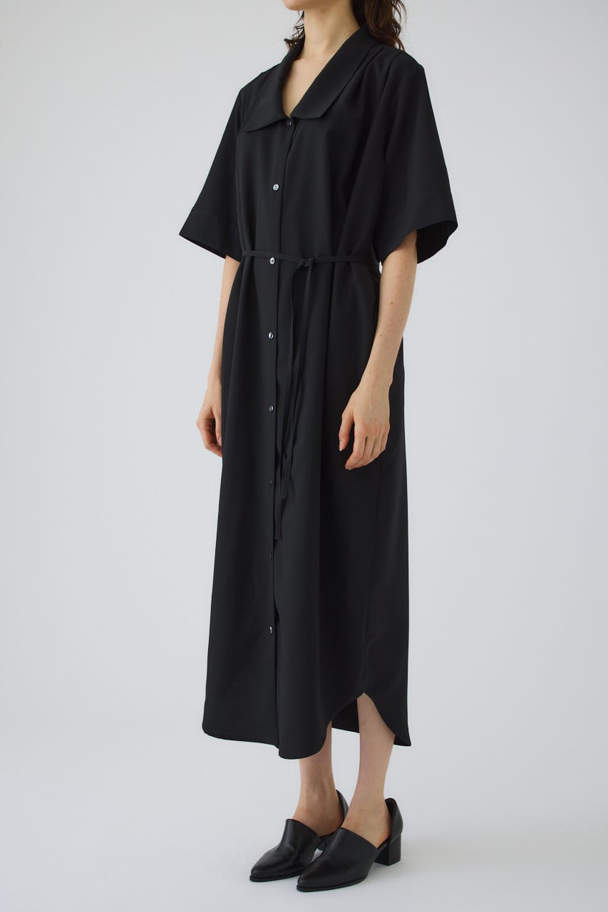 Quaker collar dress BLK 36