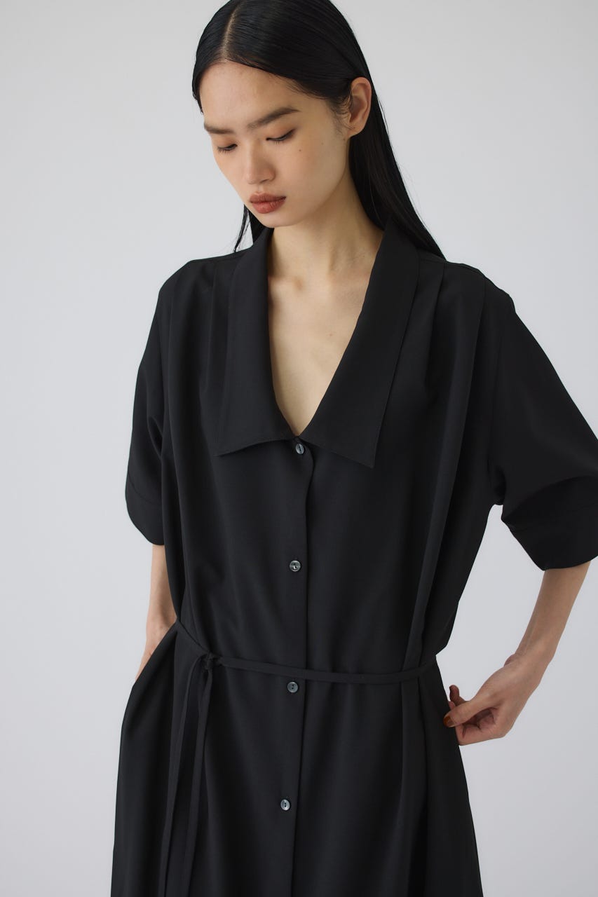 7/15- order start Quaker collar dress BLK 36