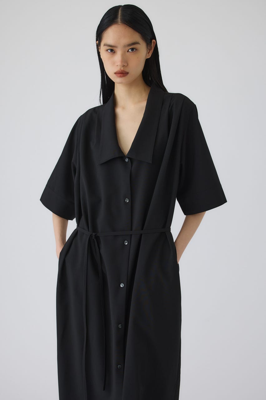 7/15- order start Quaker collar dress BLK 36
