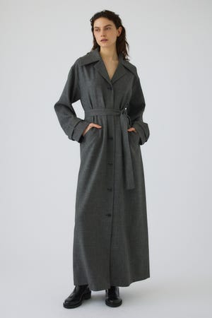 Big collar coat like dress