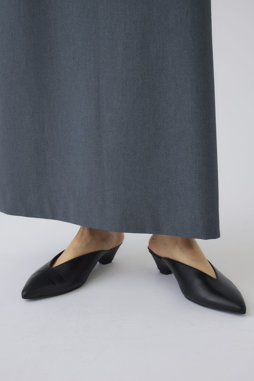 6/5- order start Pointed toe mule BLK 37