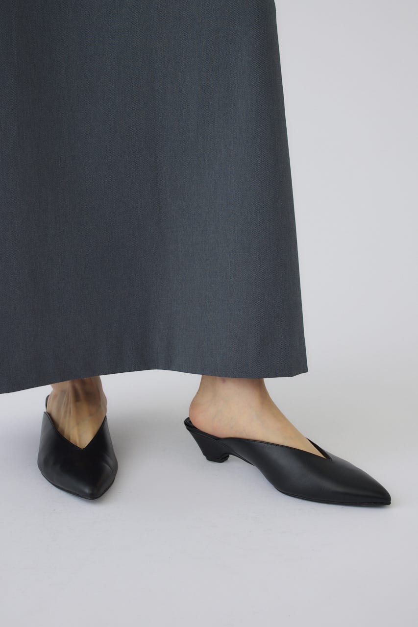 6/5- order start Pointed toe mule BLK 37