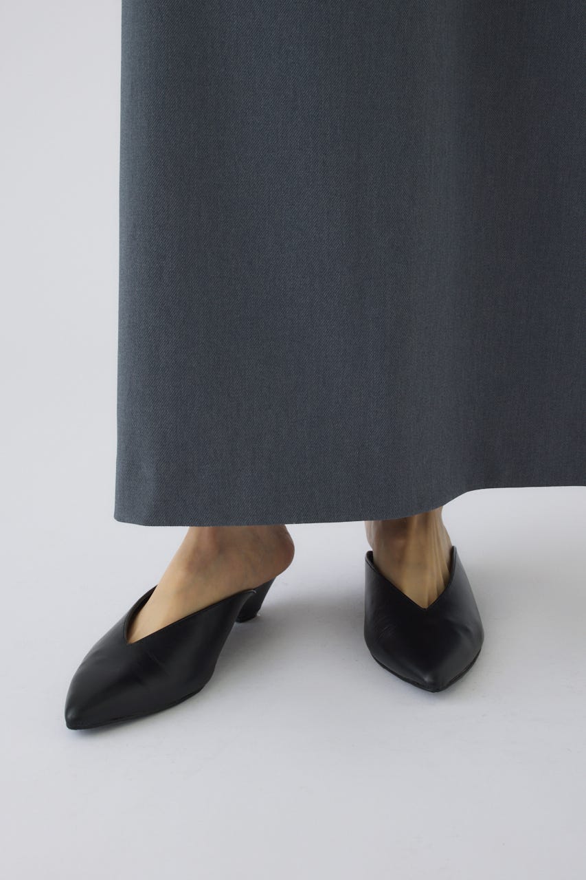 6/5- order start Pointed toe mule BLK 37