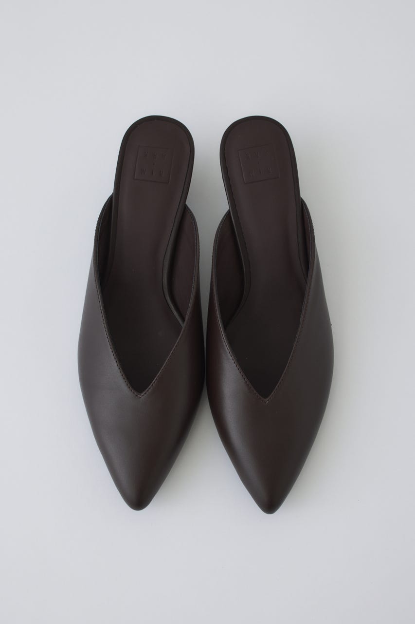 6/5- order start Pointed toe mule BRN 36