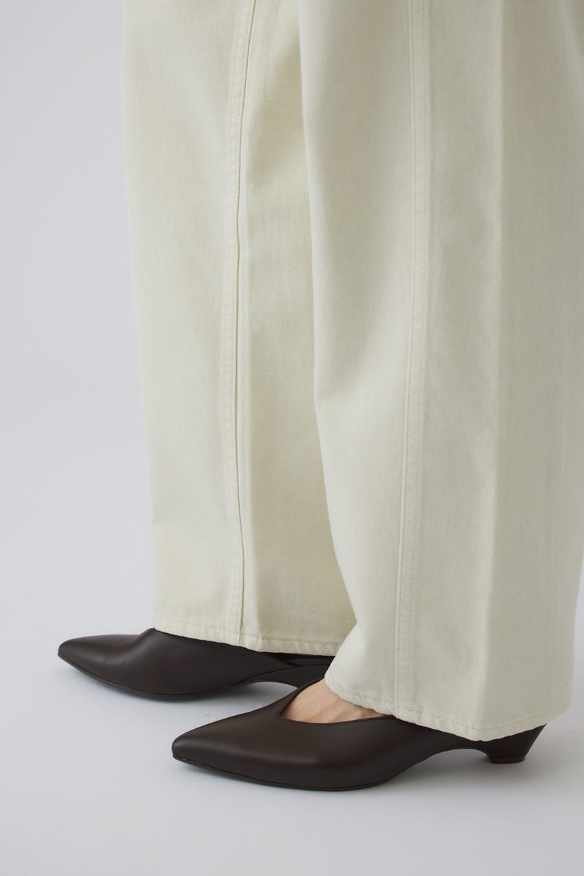 6/5- order start Pointed toe mule BRN 36