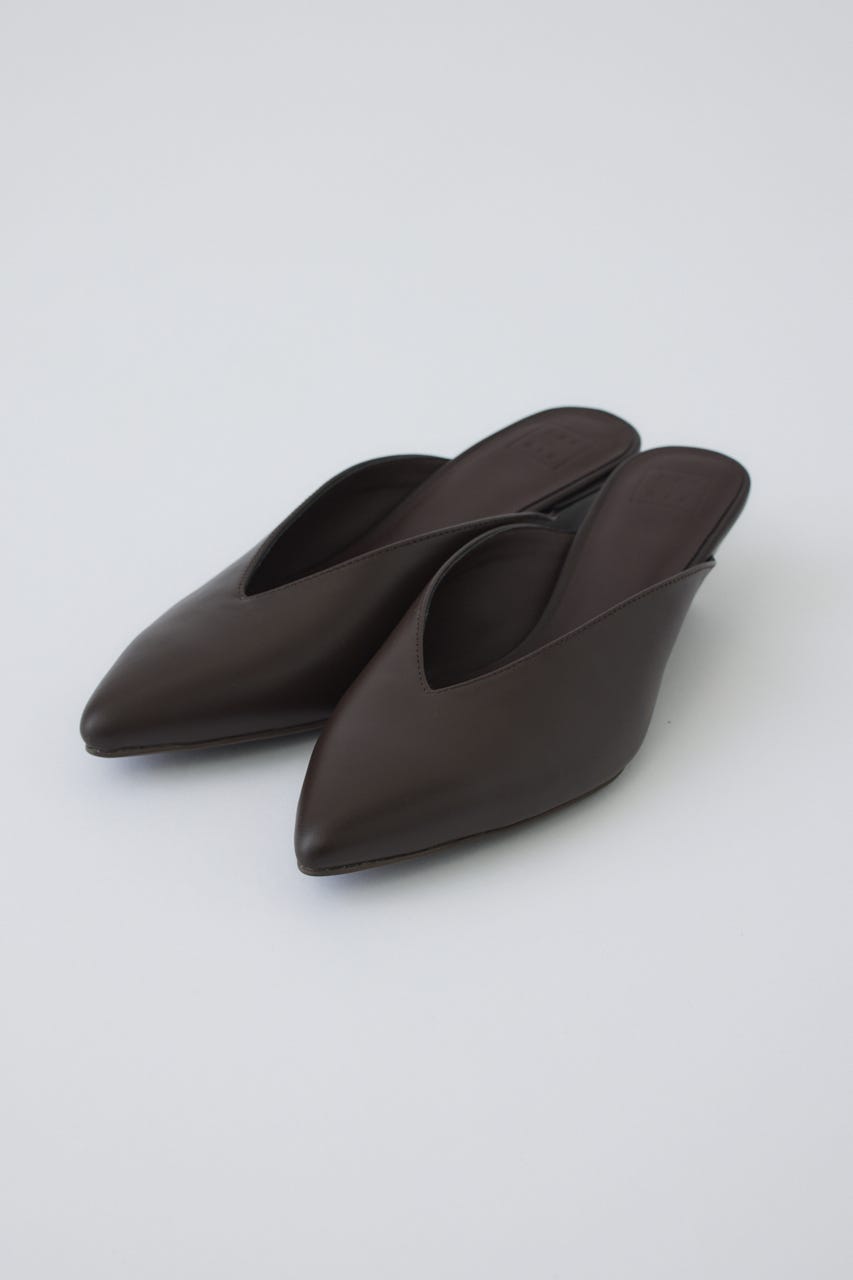 6/5- order start Pointed toe mule BRN 36