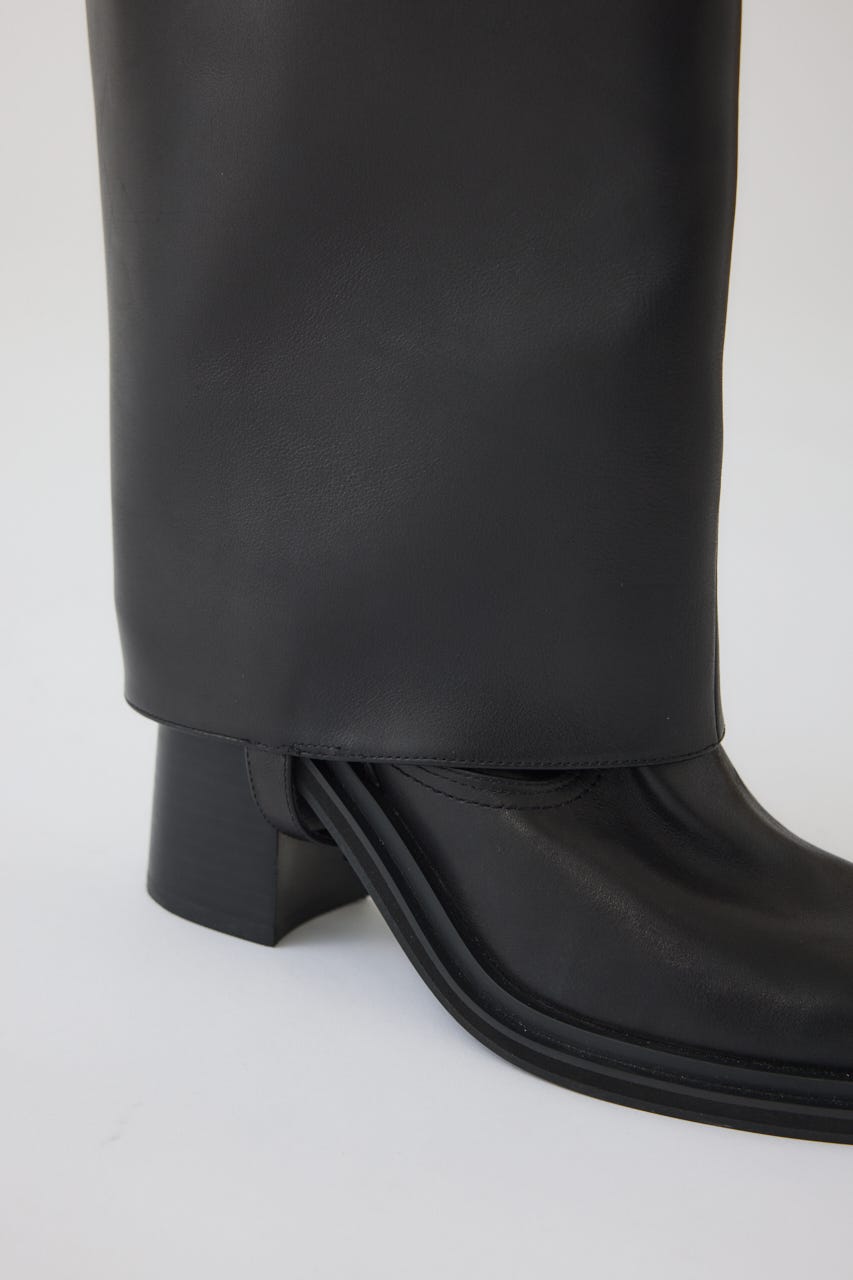 【26FW PRE ORDER】Cover set stylish boots BLK 39