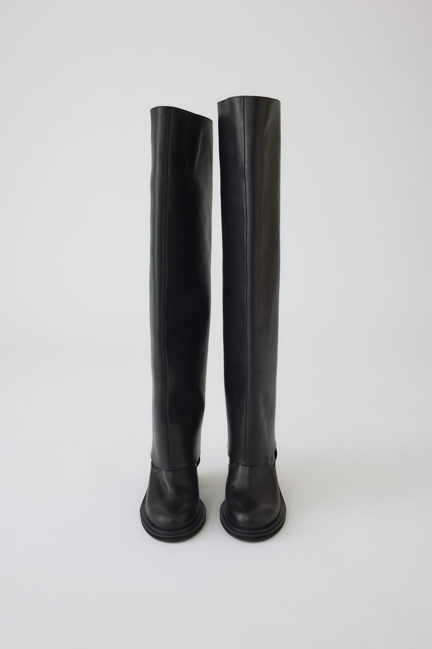 【26FW PRE ORDER】Cover set stylish boots BLK 39