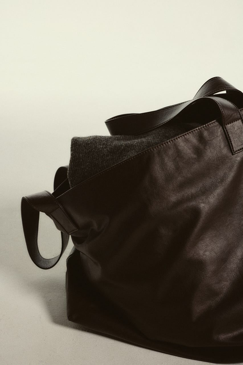 【26FW PRE ORDER】Vertical handle bag BRN FREE