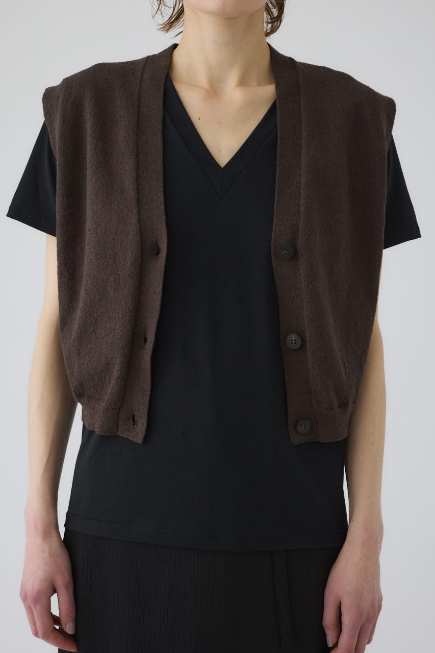 6/17- order start Compact knit vest BRN FREE