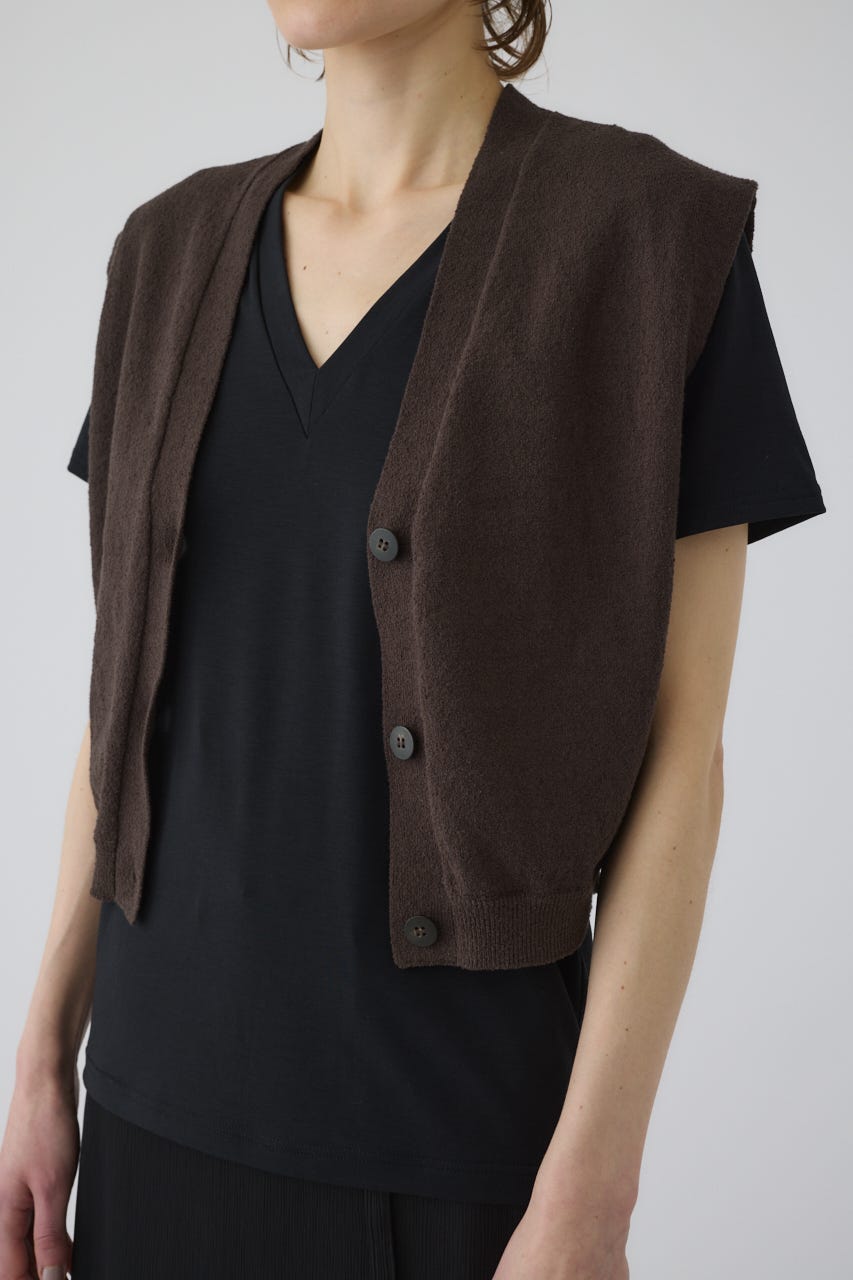 6/17- order start Compact knit vest BRN FREE