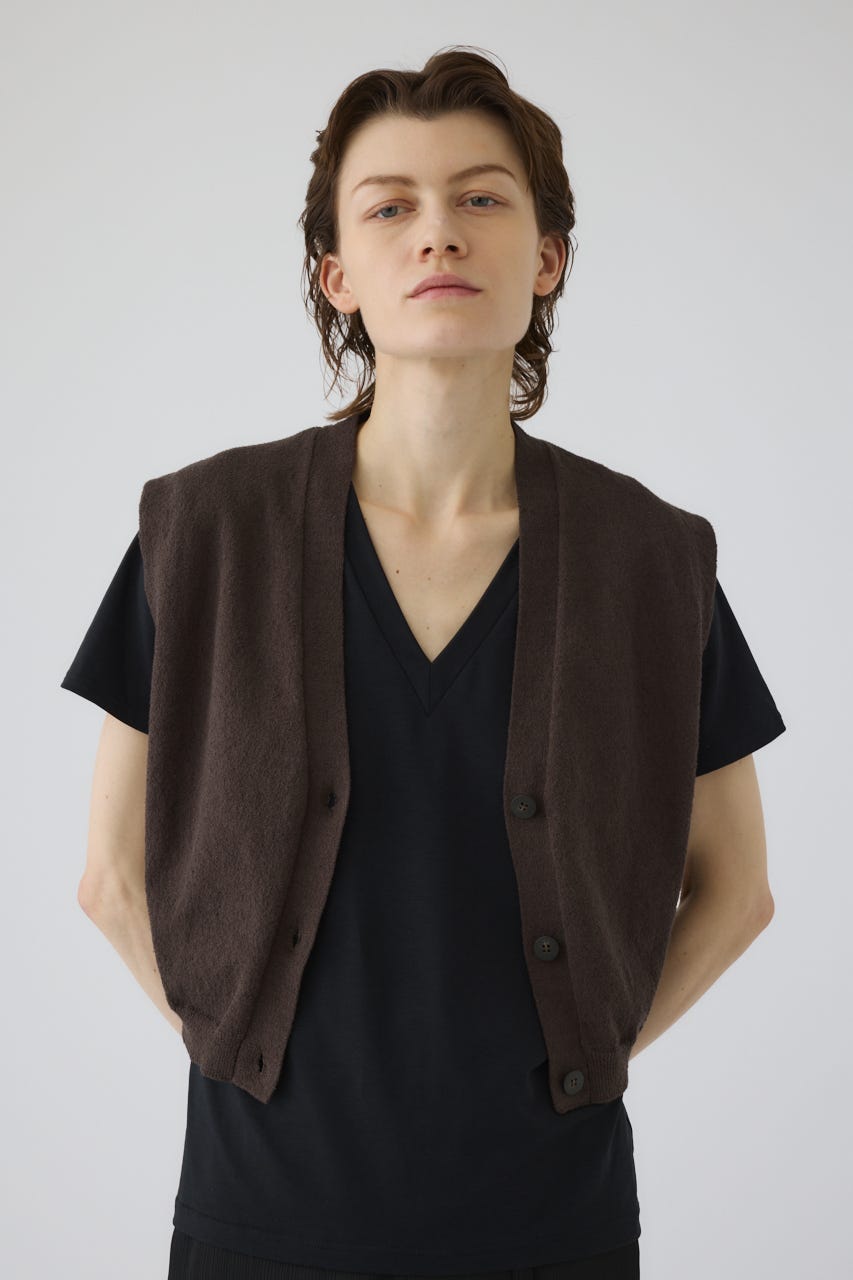 6/17- order start Compact knit vest BRN FREE