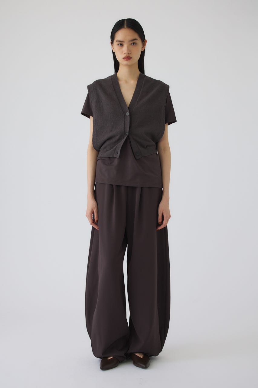 6/17- order start Compact knit vest GRY FREE