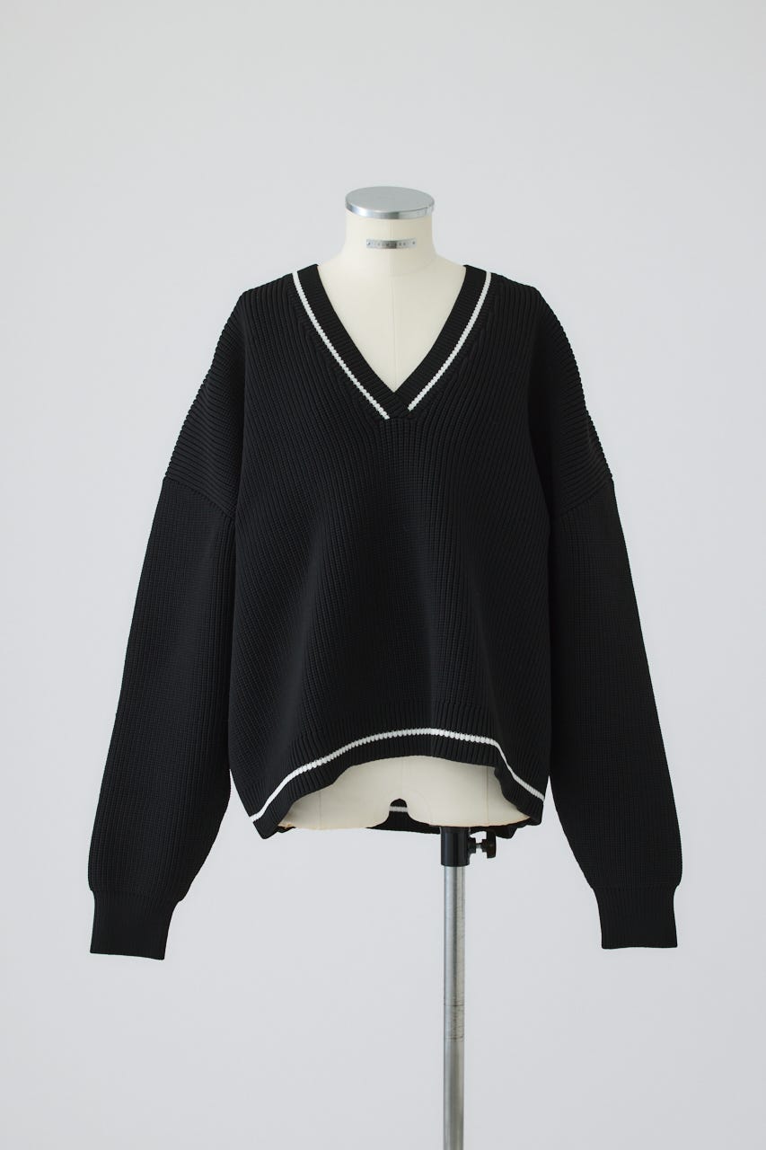 New trad knit tops BLK FREE
