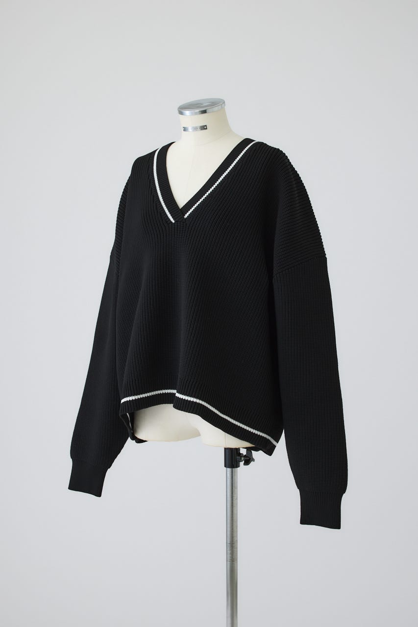 New trad knit tops BLK FREE