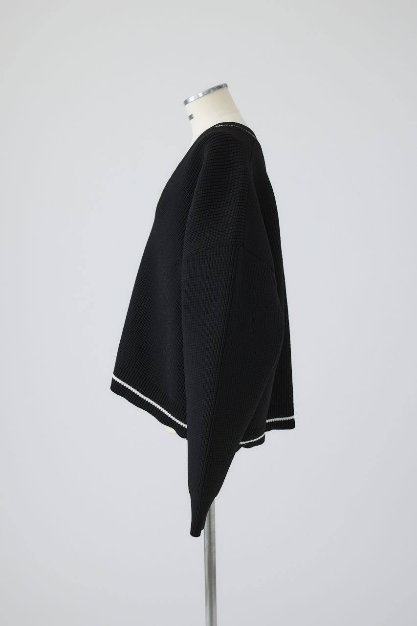 New trad knit tops BLK FREE