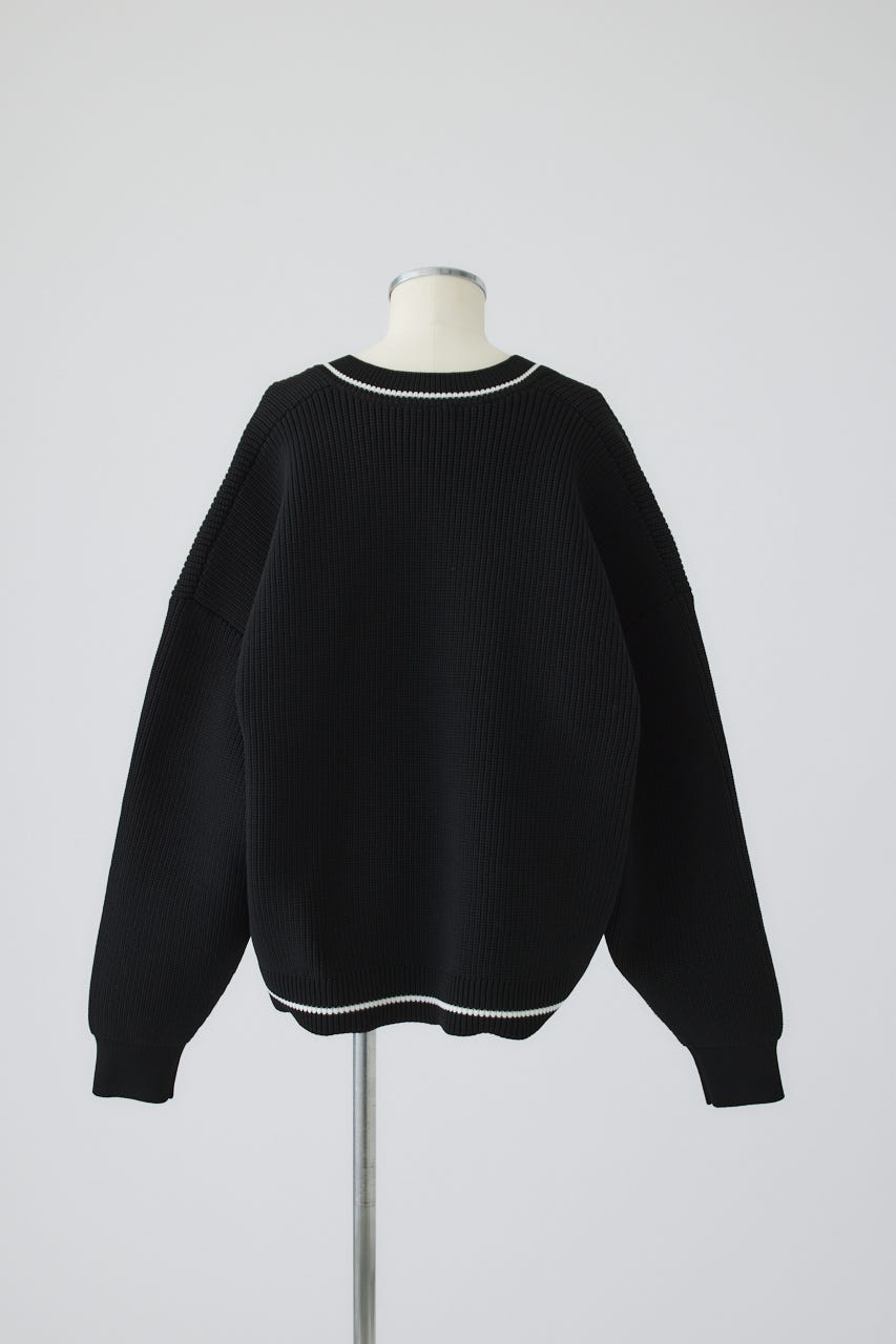 New trad knit tops BLK FREE