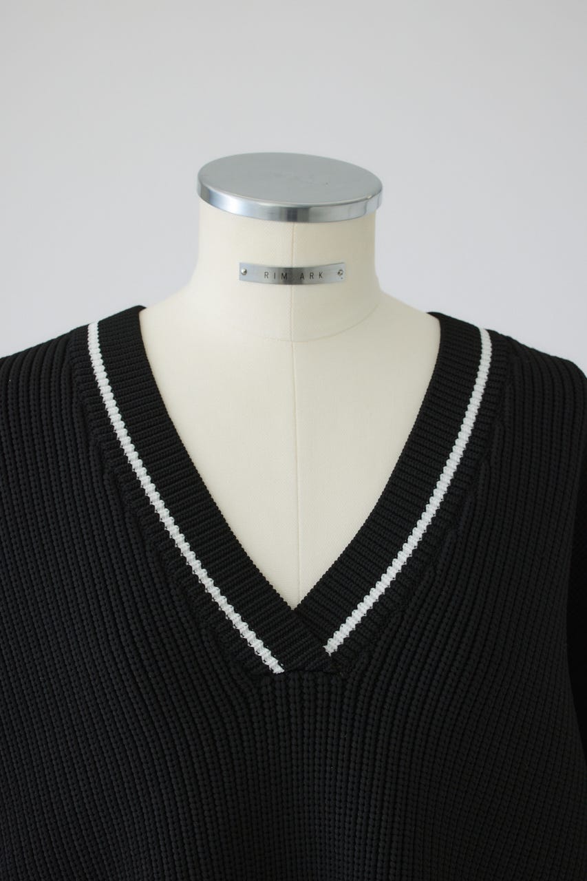 New trad knit tops BLK FREE