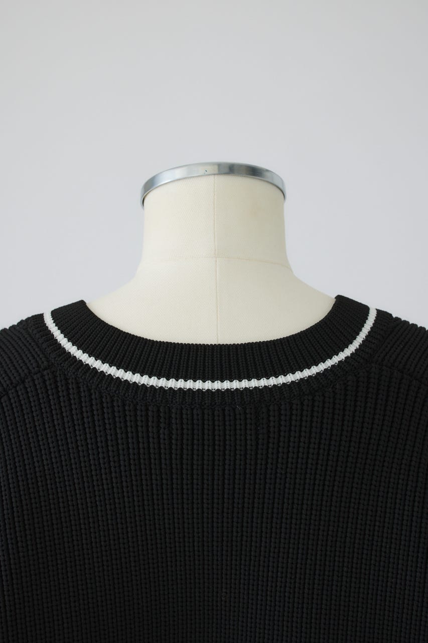 New trad knit tops BLK FREE