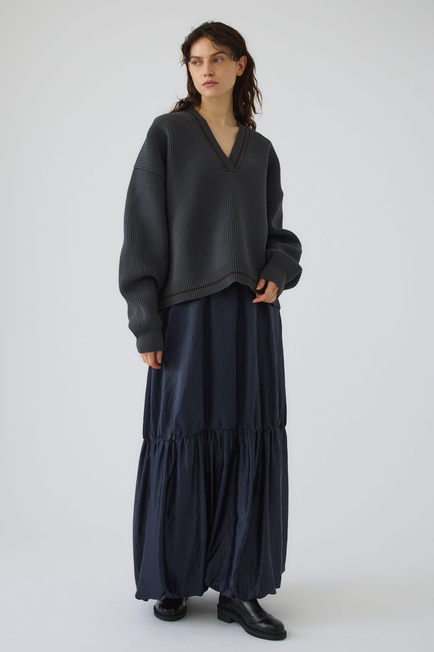 New trad knit tops GRY FREE