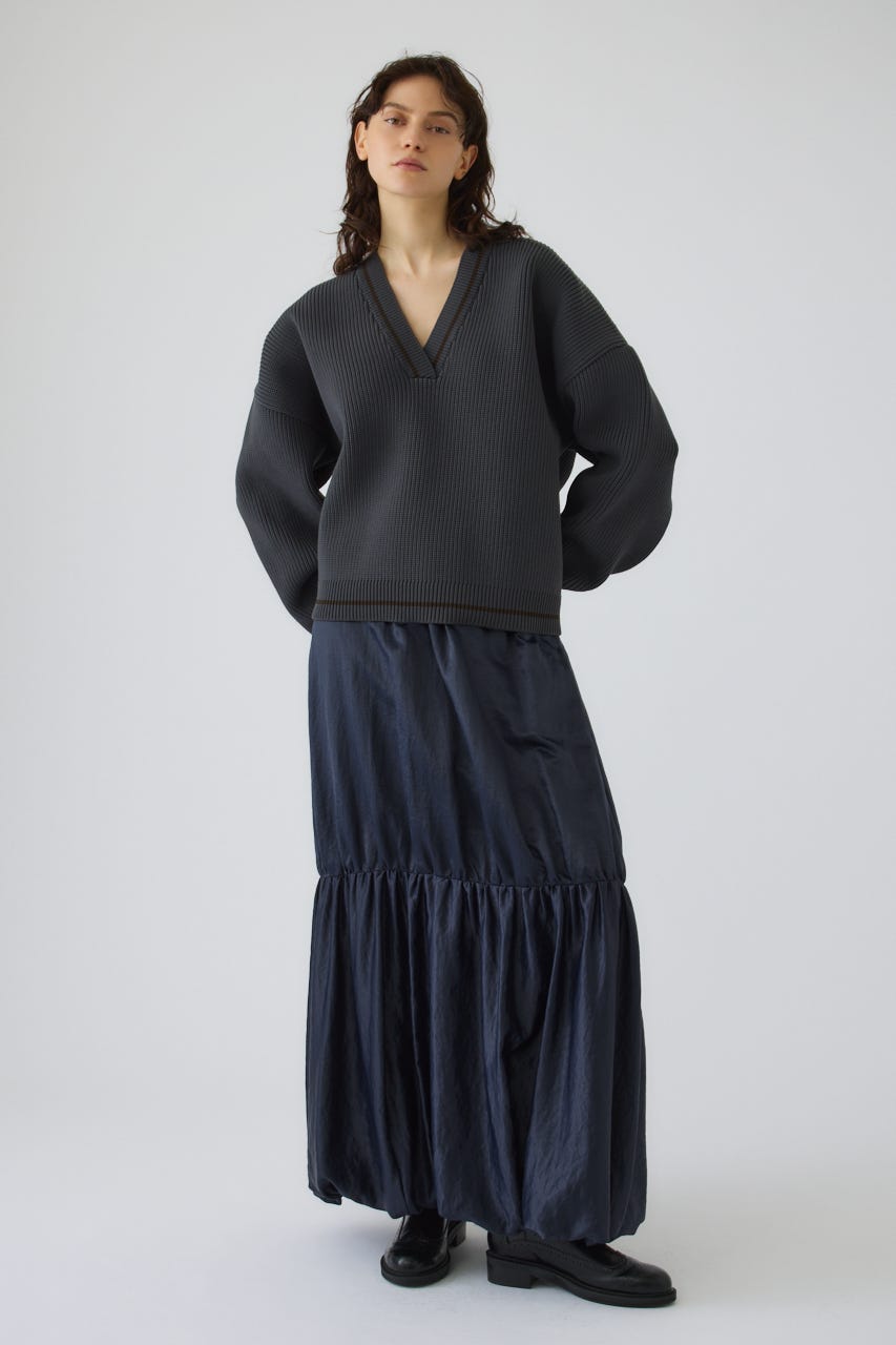 New trad knit tops GRY FREE