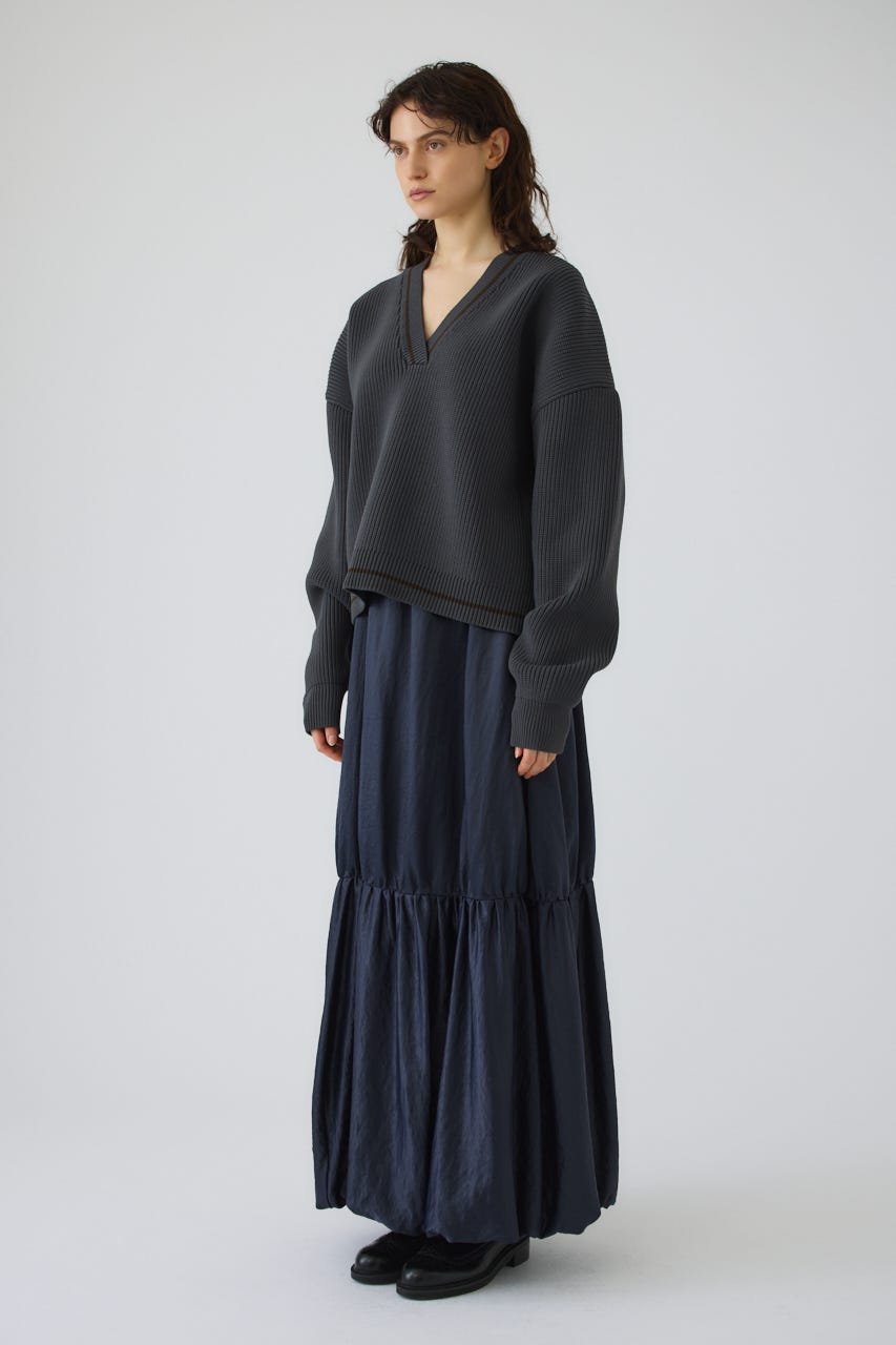 New trad knit tops GRY FREE