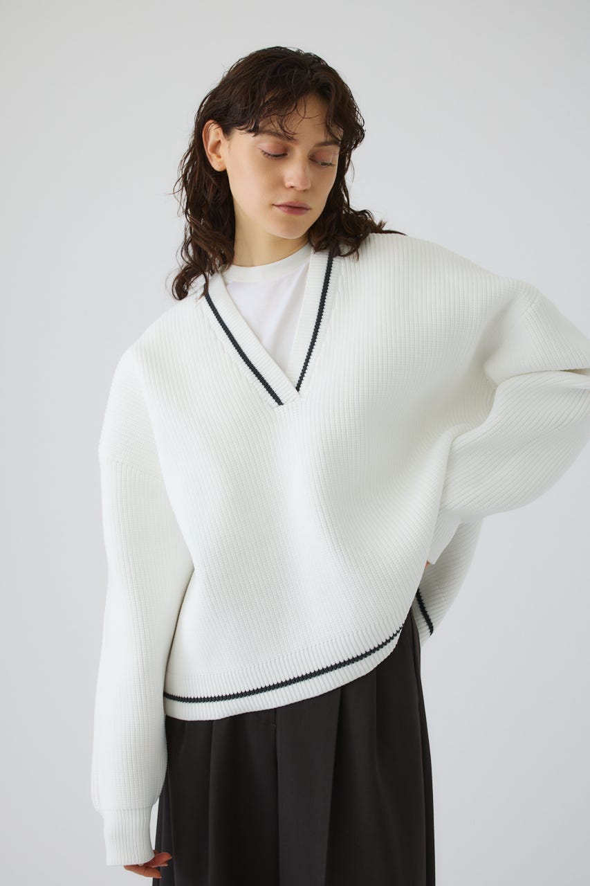 New trad knit tops WHT FREE