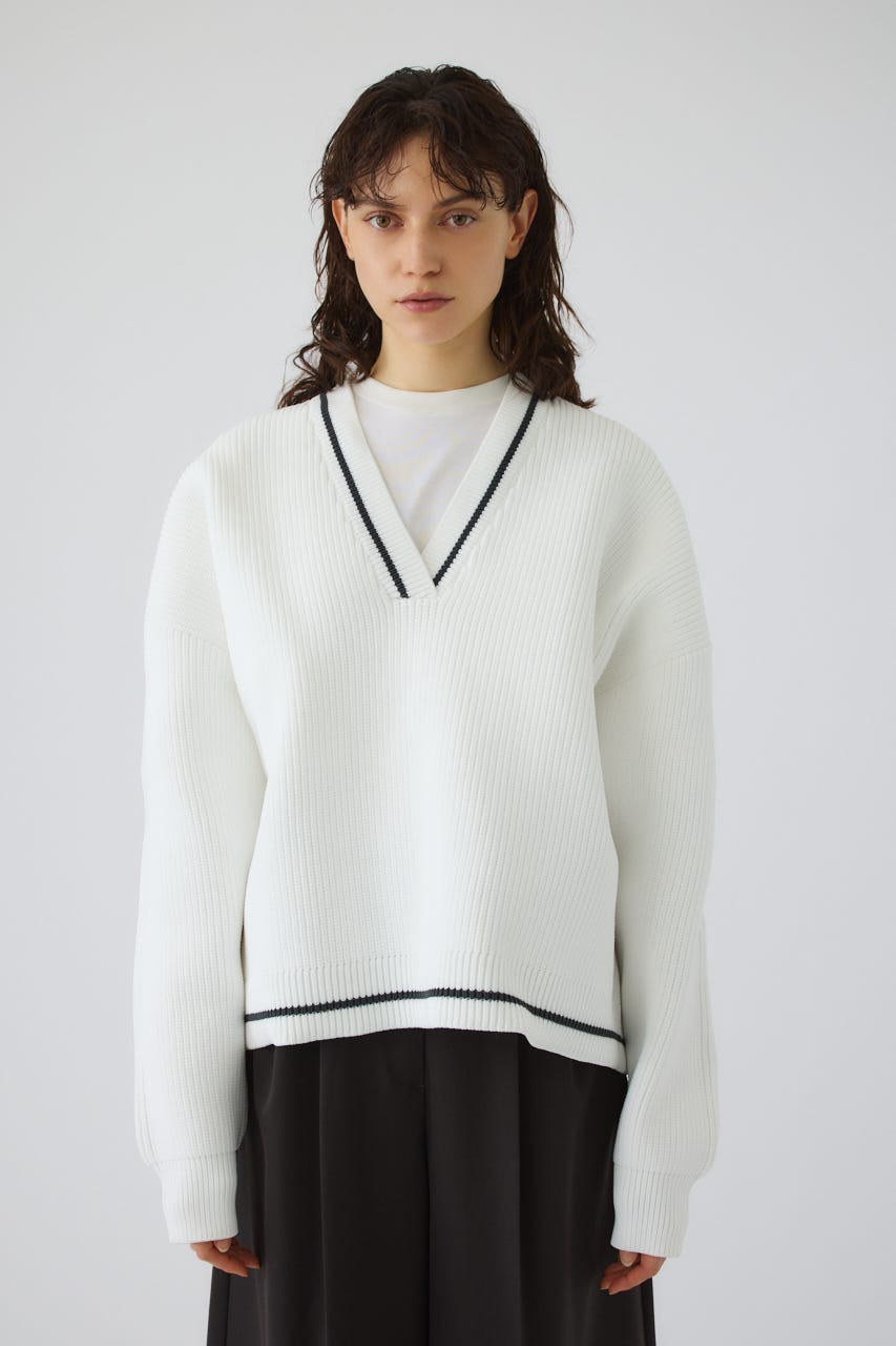 New trad knit tops WHT FREE