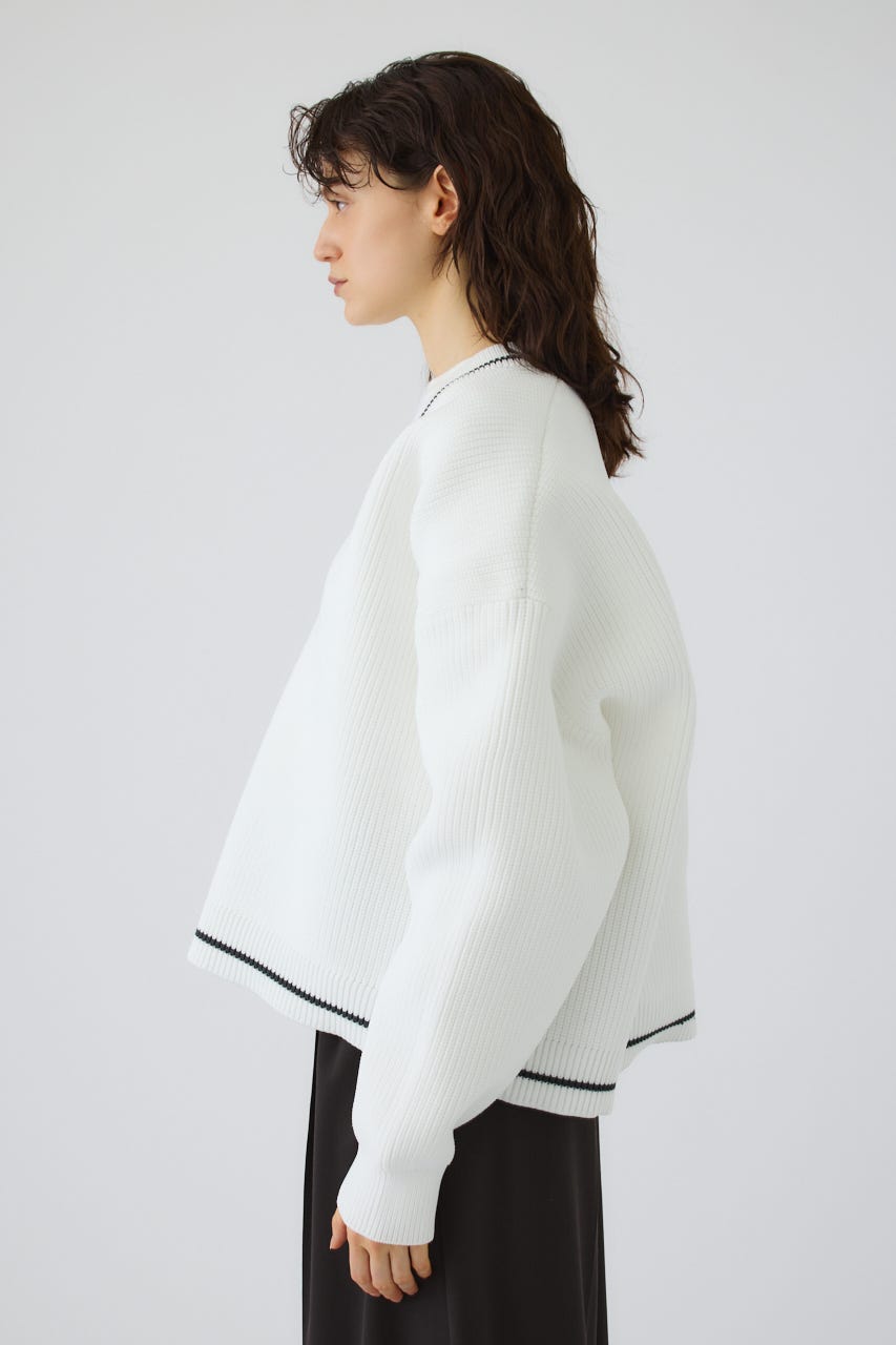 New trad knit tops WHT FREE