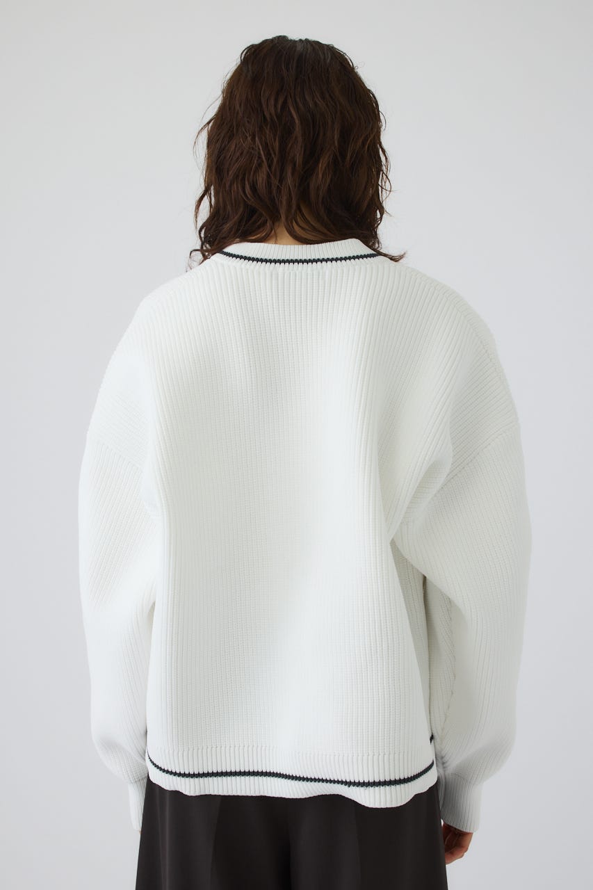 New trad knit tops WHT FREE