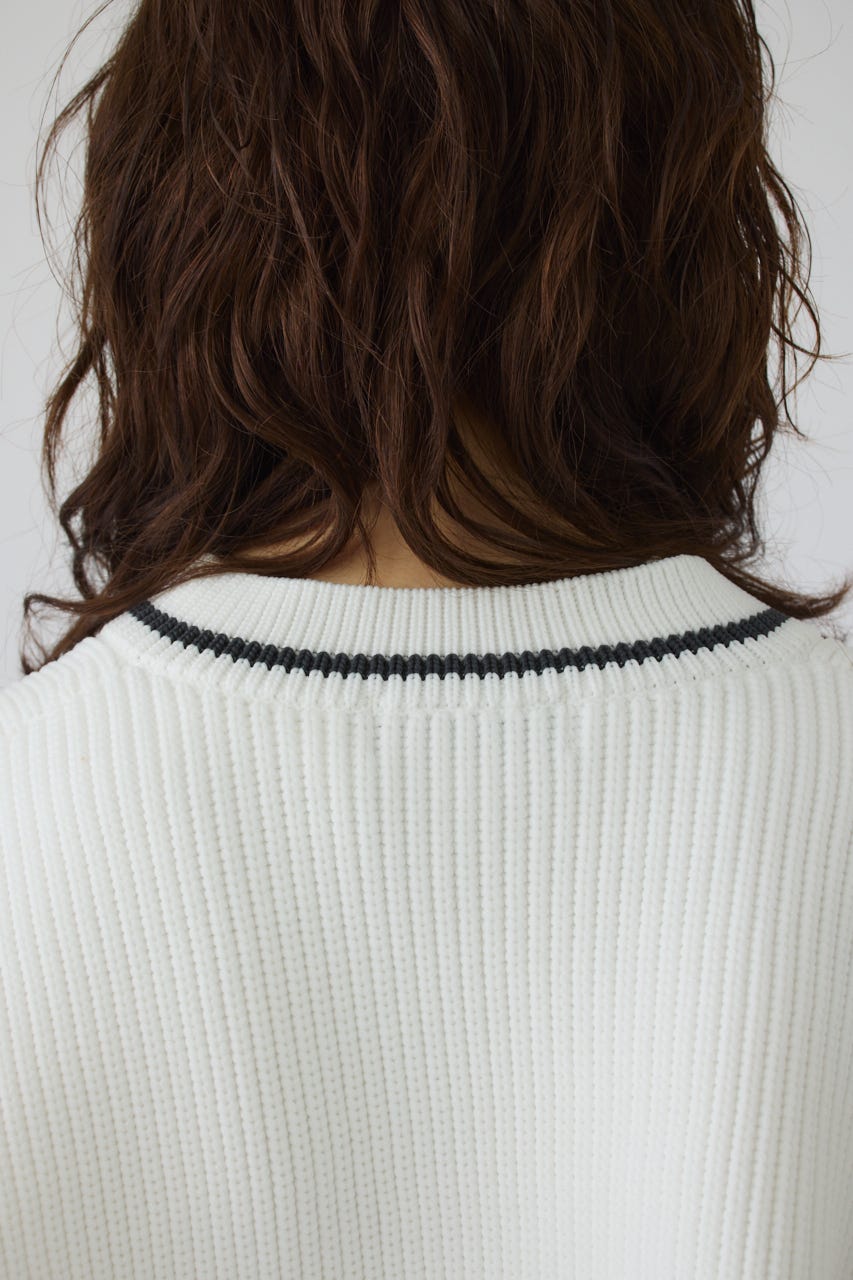 New trad knit tops WHT FREE