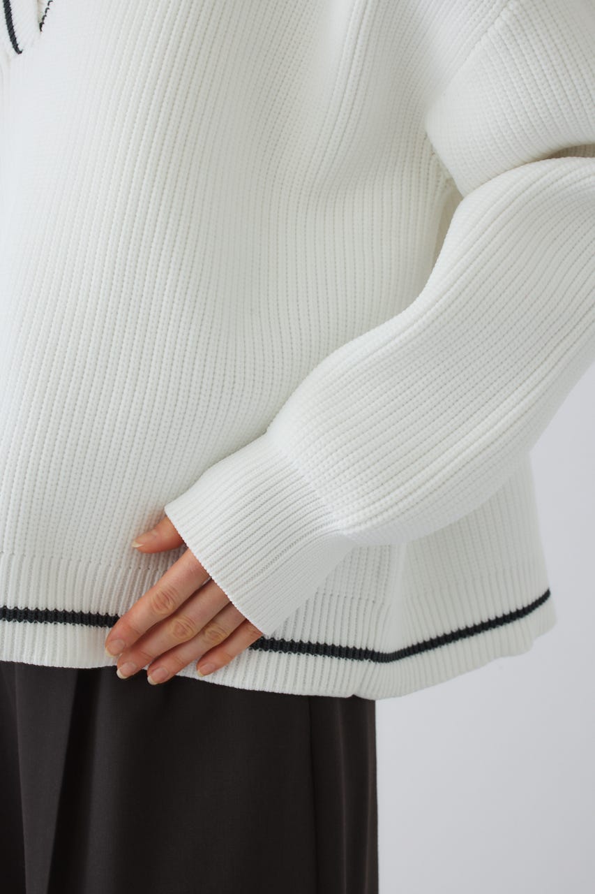 New trad knit tops WHT FREE