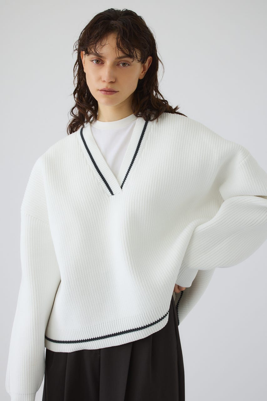 New trad knit tops WHT FREE