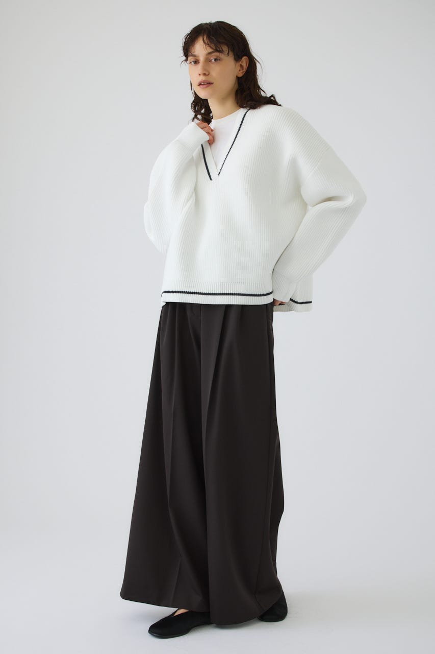 New trad knit tops WHT FREE