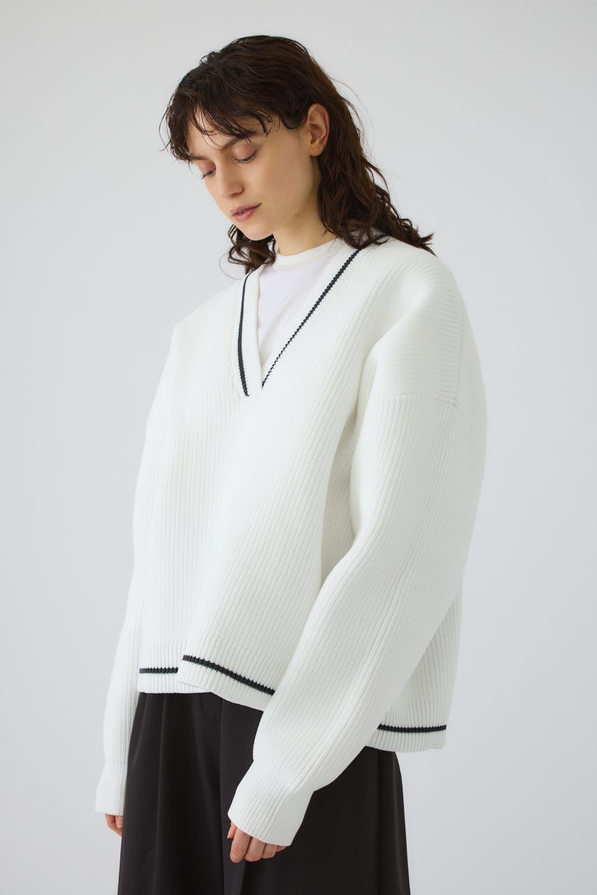New trad knit tops WHT FREE