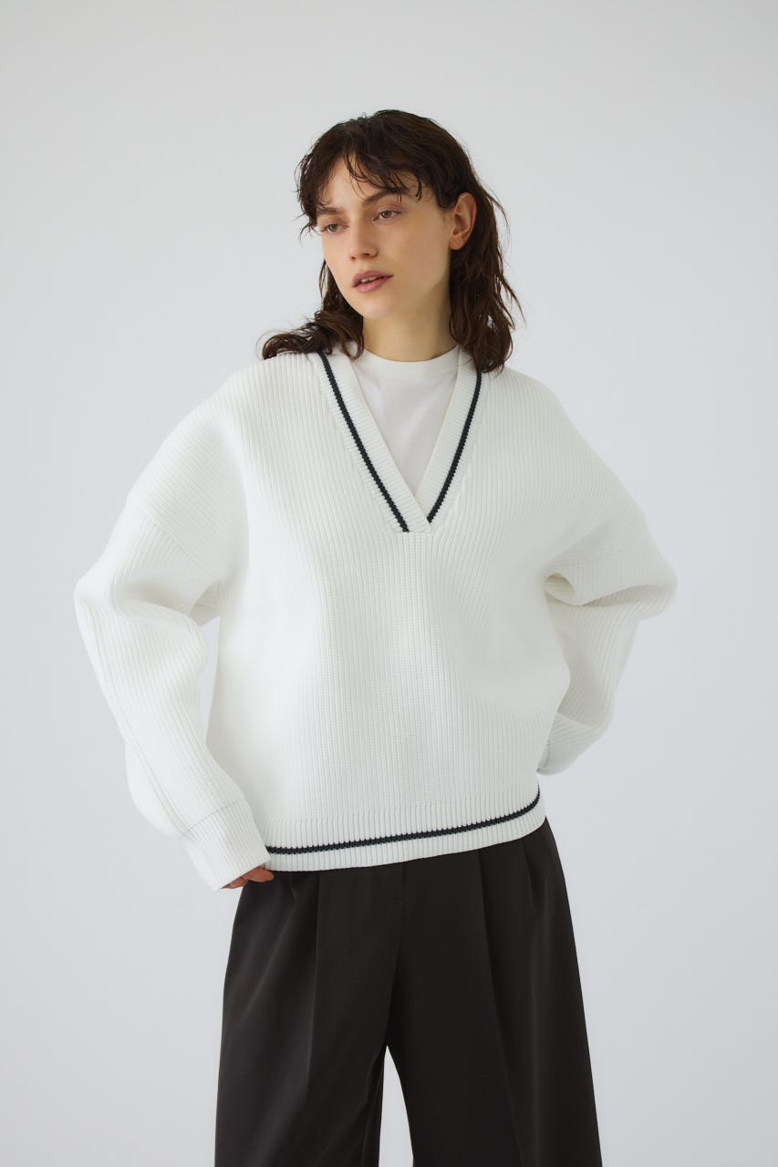 New trad knit tops WHT FREE