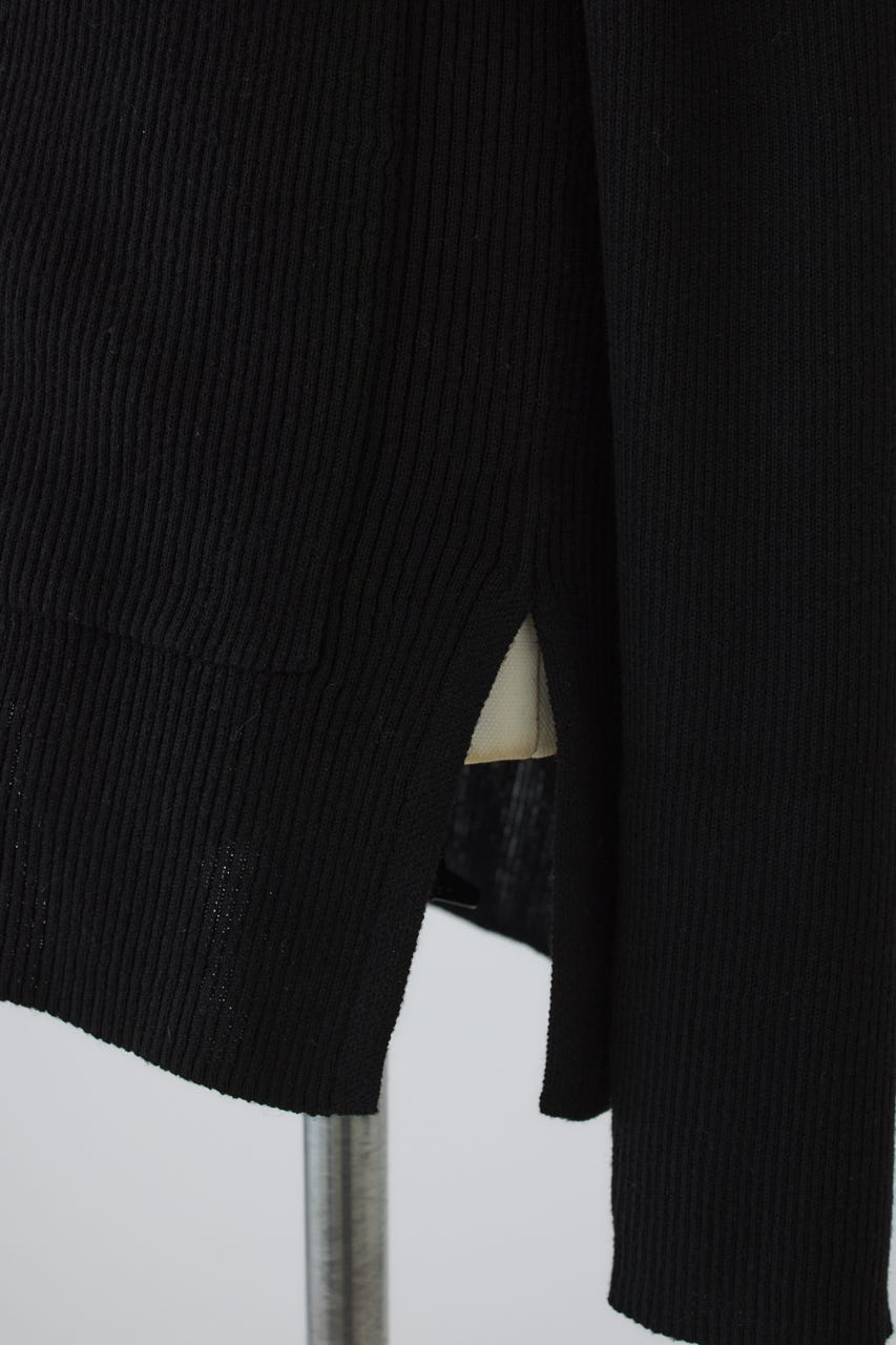 9/2- order start Medium length knit CD BLK FREE