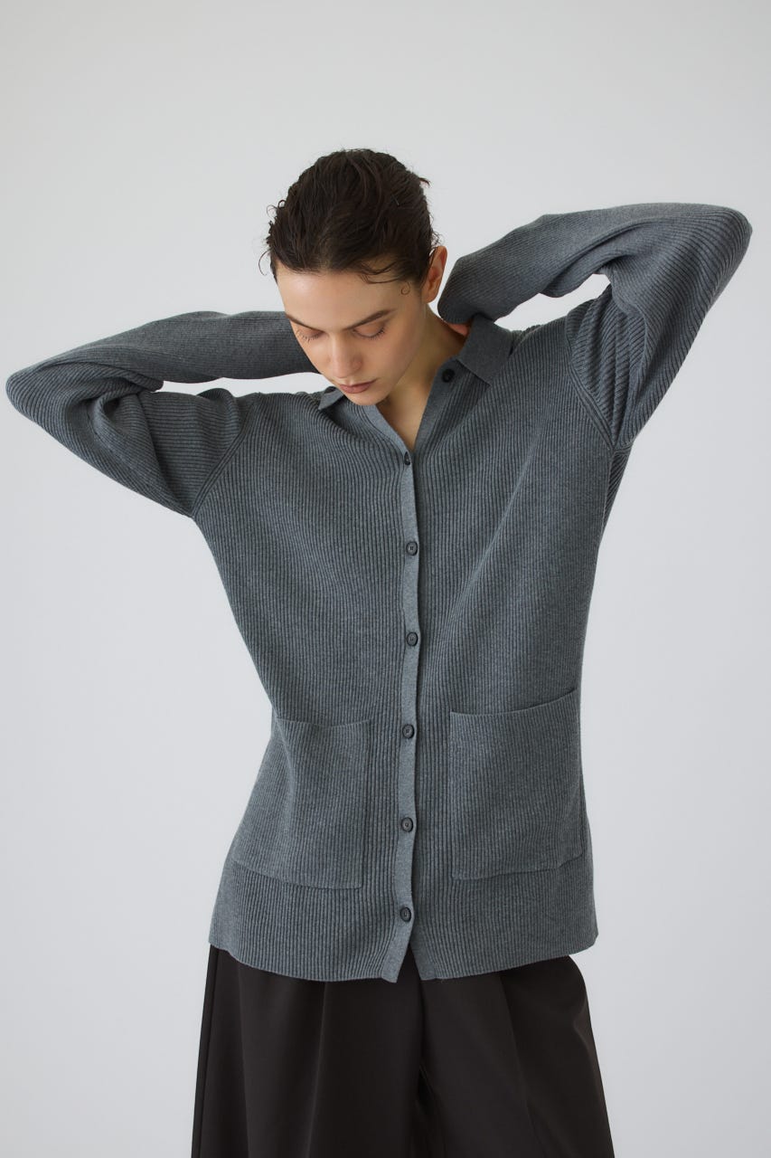9/2- order start Medium length knit CD GRY FREE