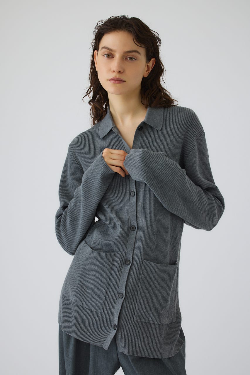 9/2- order start Medium length knit CD GRY FREE