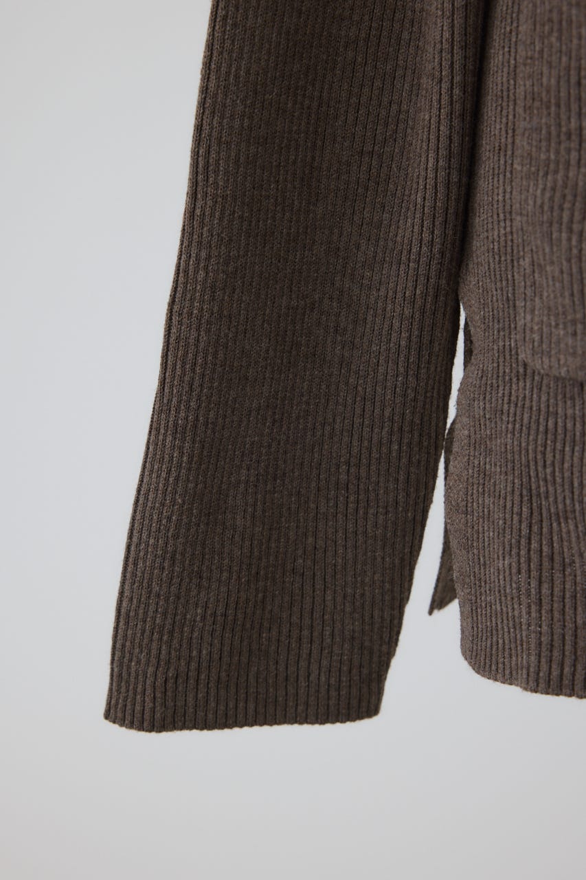 9/2- order start Medium length knit CD L/BRN FREE