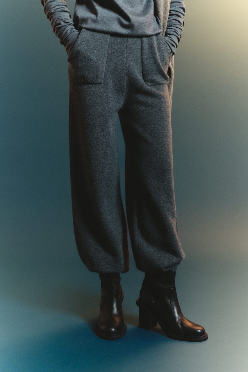 【TRANQUILITY】TQ Fulling everyday wear PT GRY 36