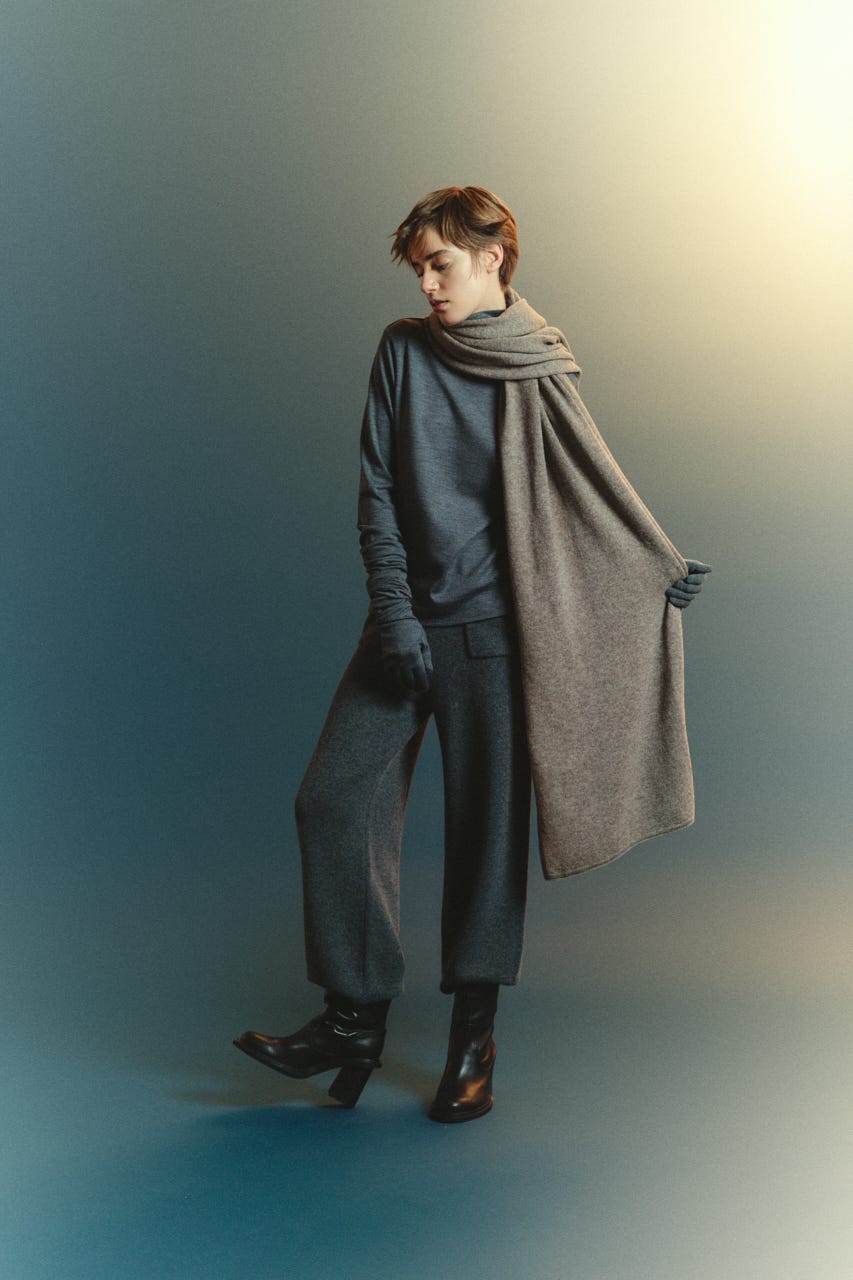 【TRANQUILITY】TQ Fulling everyday wear PT GRY 36