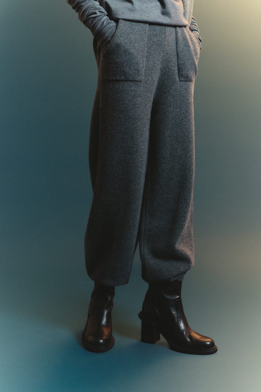 【TRANQUILITY】TQ Fulling everyday wear PT GRY 36