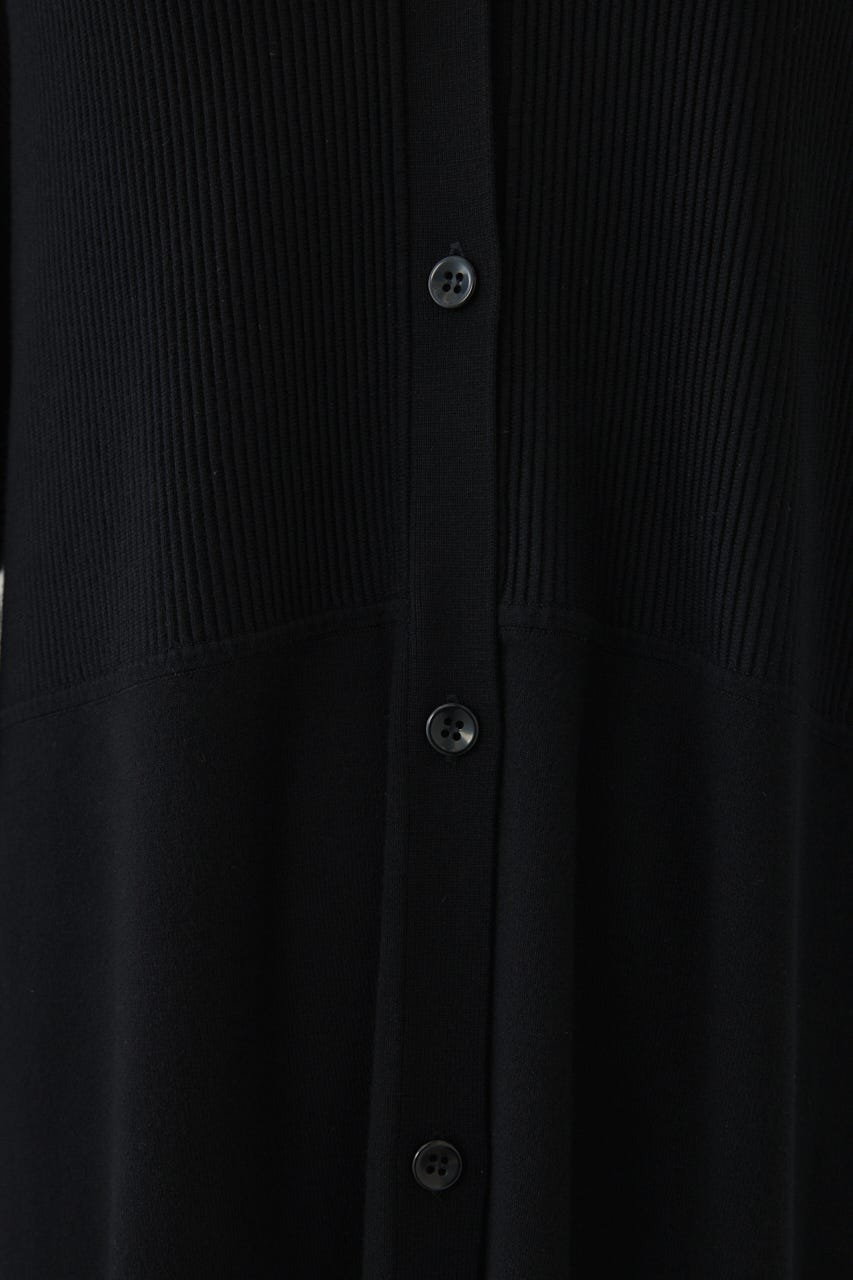 【26FW PRE ORDER】Pin-tuck long CD/OP BLK FREE