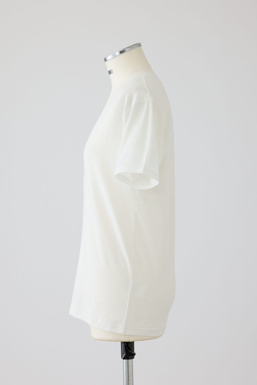 6/17- order start Smooth texture v-neck tee WHT FREE