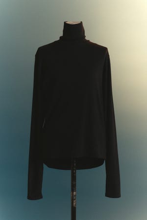 【TRANQUILITY】TQ clear wool turtleneck tops