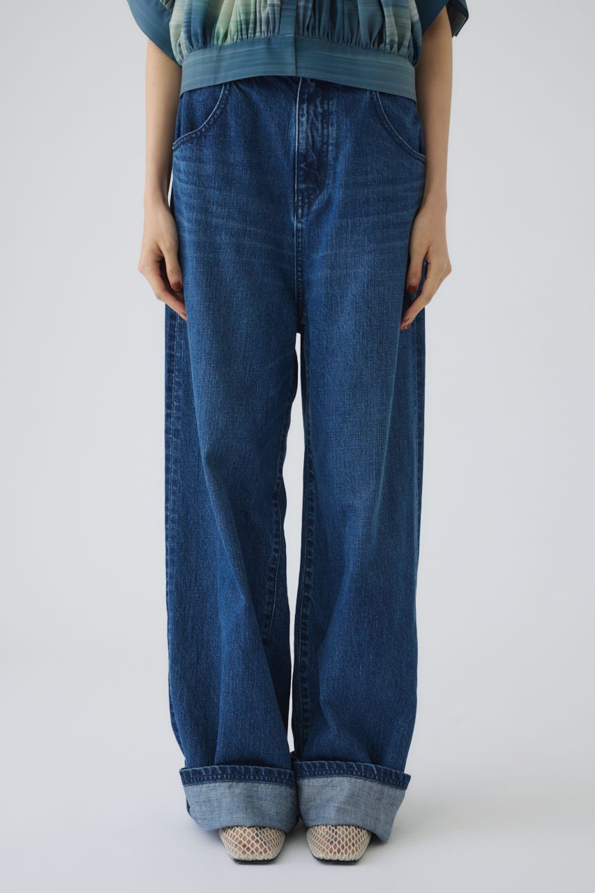 【RESTOCK PRE ORDER】Middle straight blue denim BLU 38