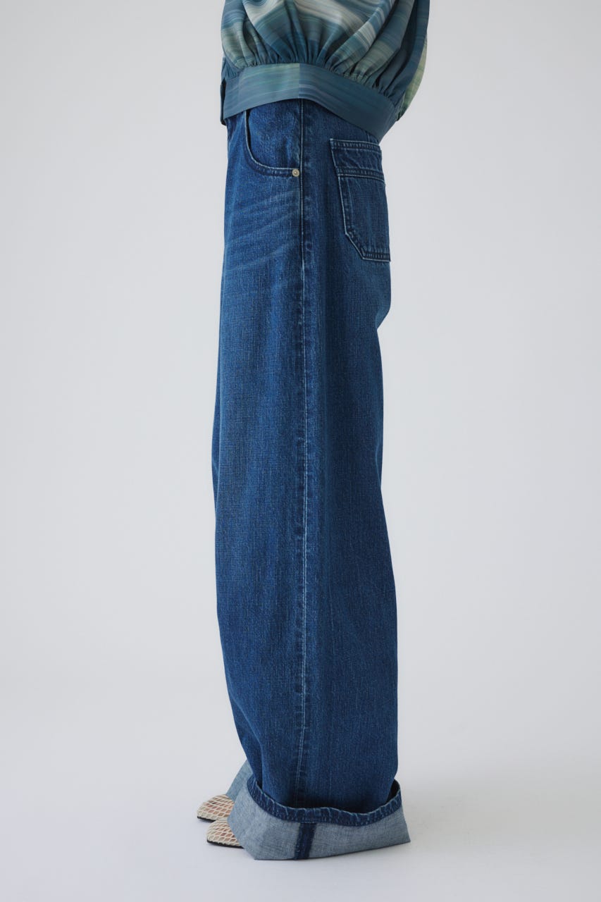 【RESTOCK PRE ORDER】Middle straight blue denim BLU 38